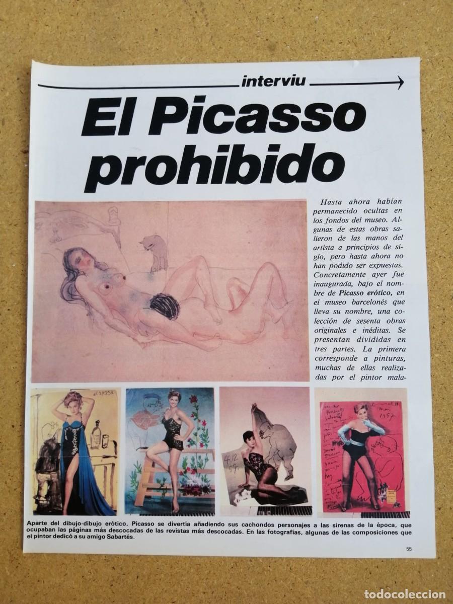 Otros art&iacute;culos de coleccionismo en papel: REPORTAJE. EL PICASSO PROHIBIDO