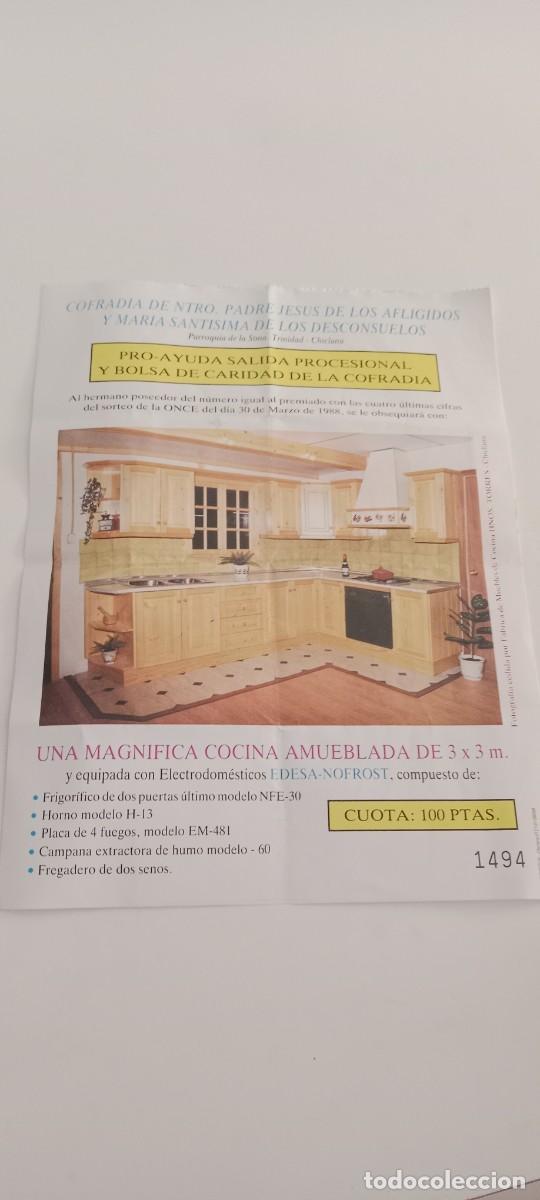 Otros art&iacute;culos de coleccionismo en papel: SORTEO COCINA AMUEBLADA EL DE FOTO C-FPP