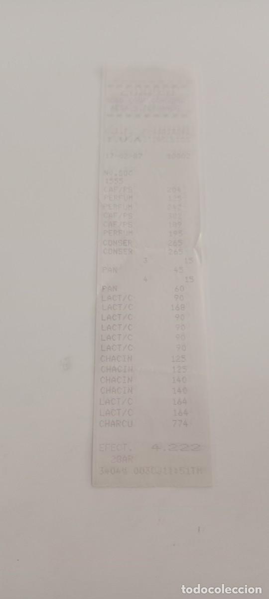 Otros art&iacute;culos de coleccionismo en papel: TICKET DE COMPRA EL DE FOTO C-FPP