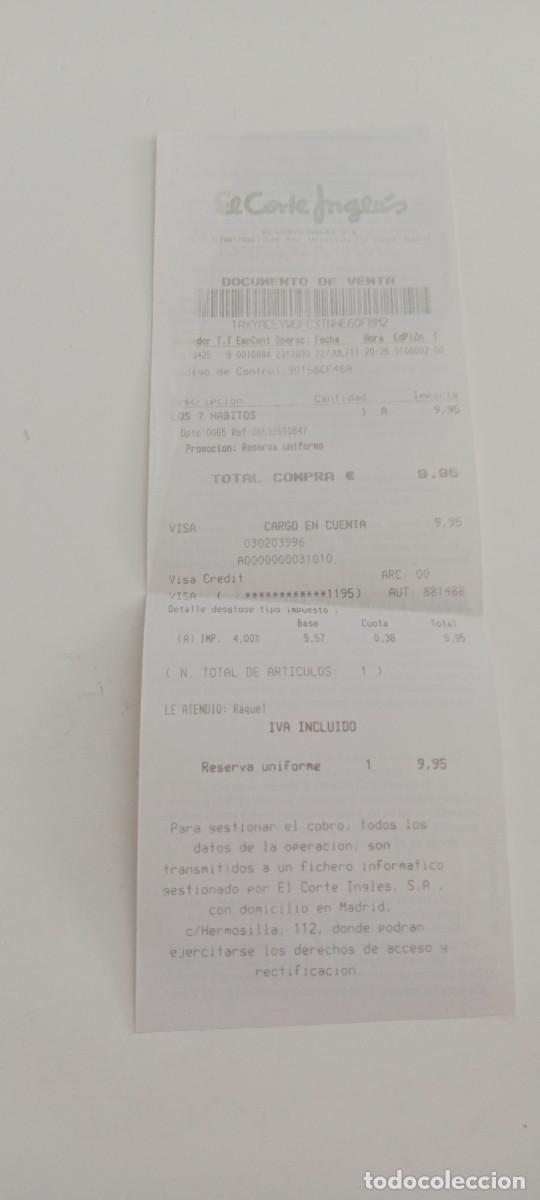 Otros art&iacute;culos de coleccionismo en papel: TICKET CORTE INGLES EL DE FOTO C-FPP