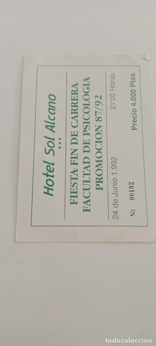 Otros art&iacute;culos de coleccionismo en papel: FIESTA HOTEL SOL ALCANO DE FOTO C-FPP