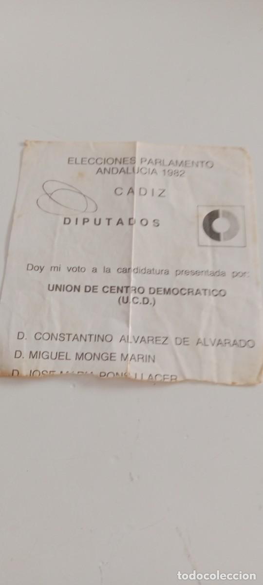 Otros art&iacute;culos de coleccionismo en papel: DIPUTADOS CADIZ EL DE FOTO C-AB9