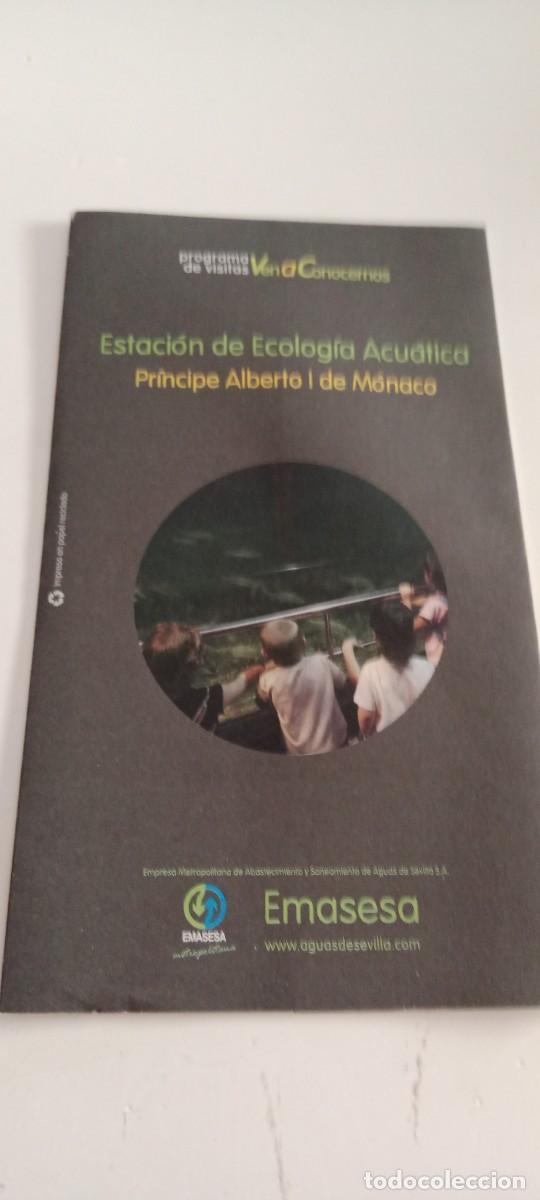 Otros art&iacute;culos de coleccionismo en papel: FOLLETO ESTACION ECOLOGICA ACUATICA EL DE FOTO C-AB9
