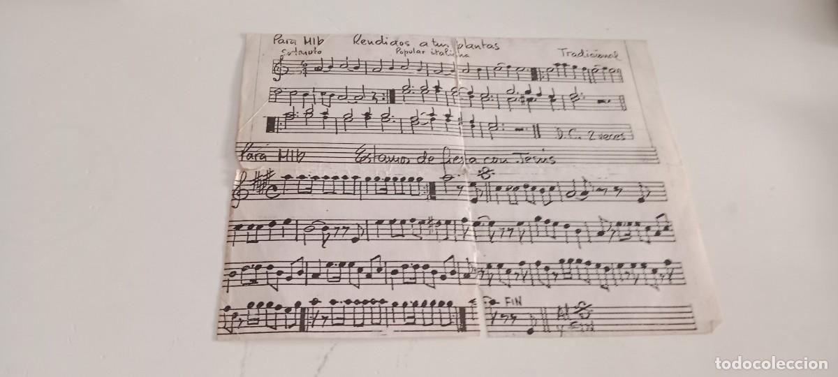 Otros art&iacute;culos de coleccionismo en papel: PARTITURA MUSICAL EL DE FOTO C-AB9