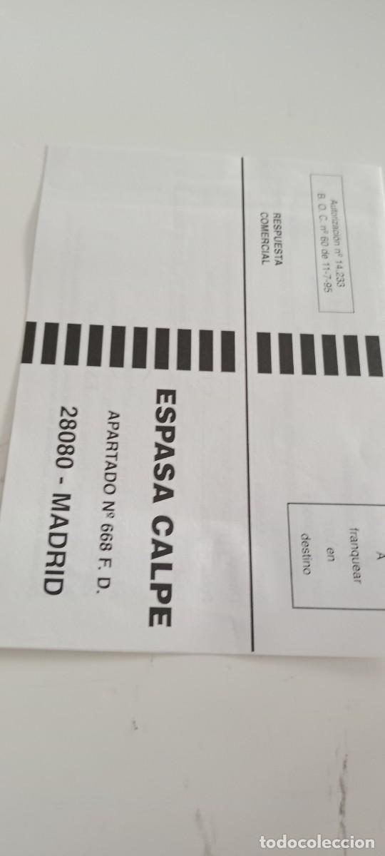 Otros art&iacute;culos de coleccionismo en papel: SOBRE ESPASA CALPE EL DE FOTO C-AB9