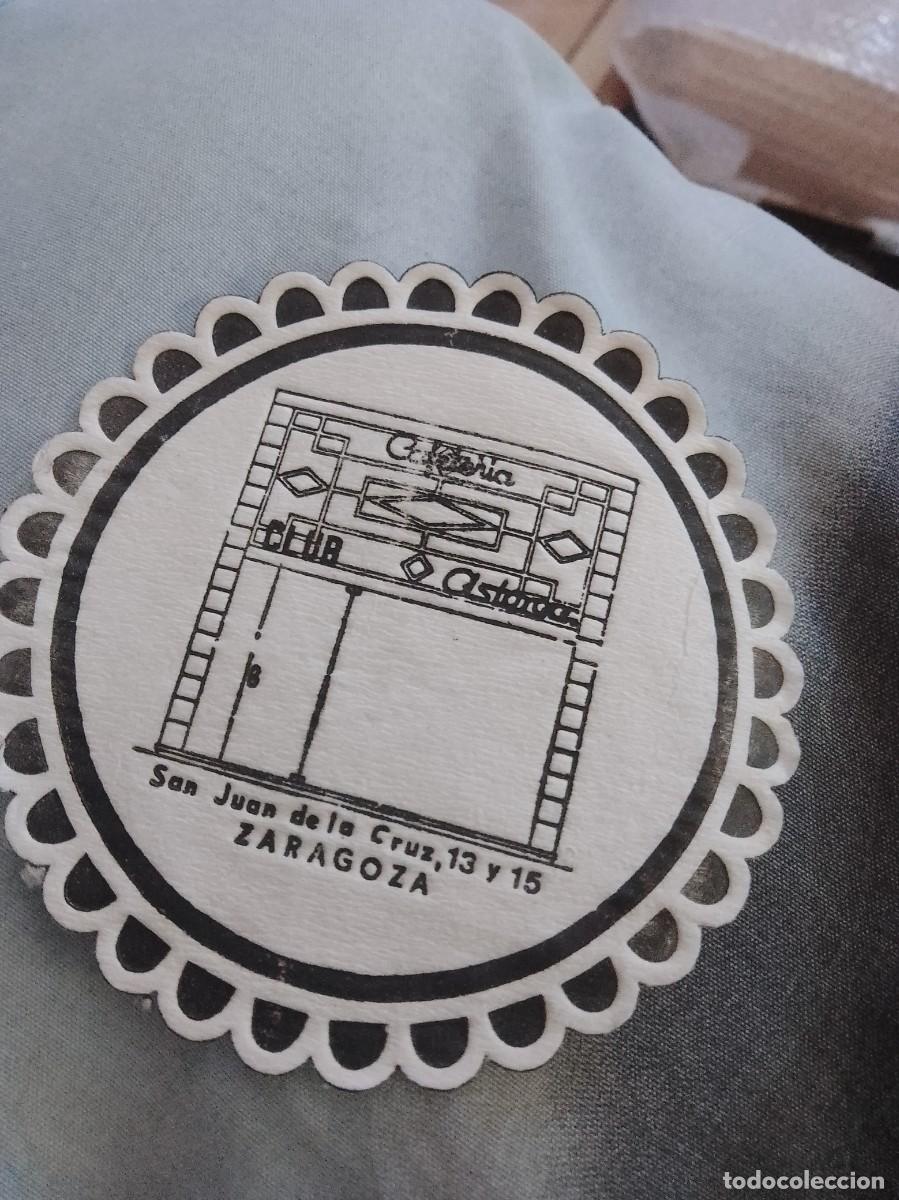 Otros art&iacute;culos de coleccionismo en papel: Posavaso a&ntilde;os 50 60 aproximado cafeter&iacute;a Astorga club Zaragoza