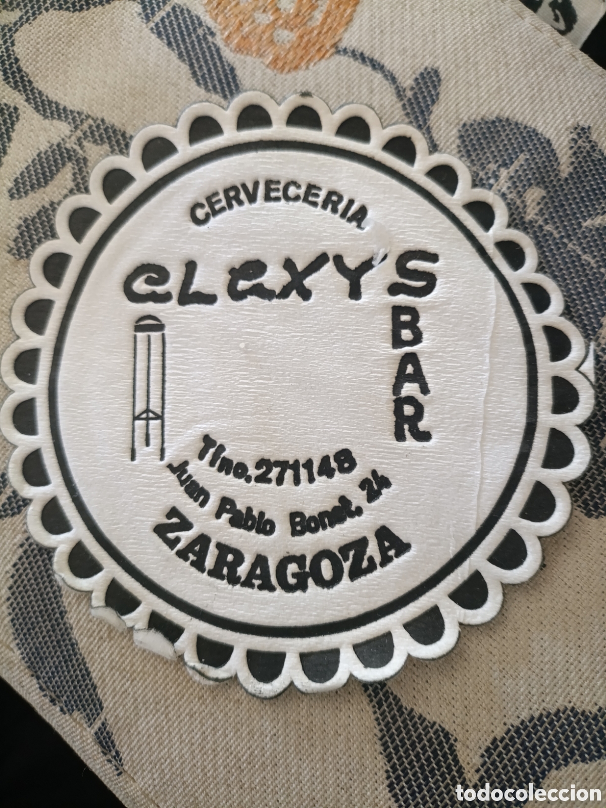 Otros art&iacute;culos de coleccionismo en papel: Cervecer&iacute;a Glexis [ Posa Vasos A&ntilde;os 50-60 ]
