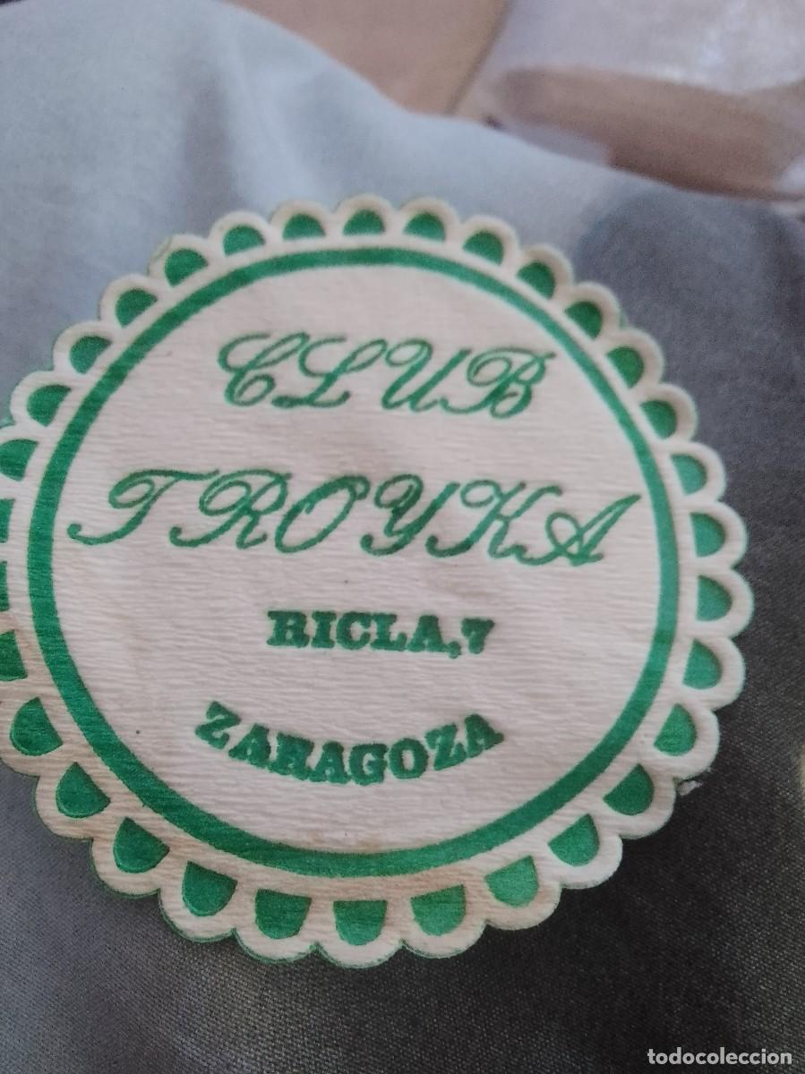 Otros art&iacute;culos de coleccionismo en papel: Posavasos a&ntilde;os 50 60 aproximado club froyka ricla Zaragoza