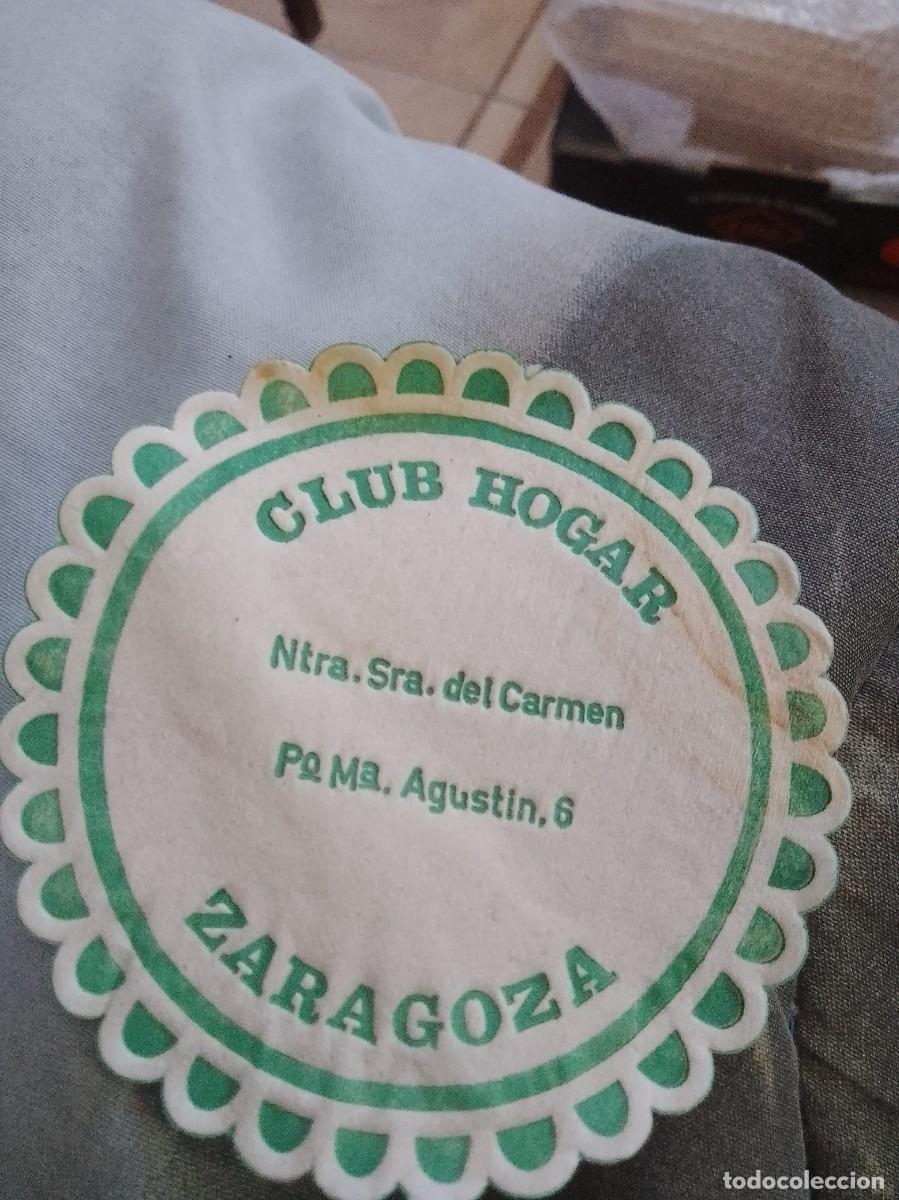 Otros art&iacute;culos de coleccionismo en papel: Posavasos a&ntilde;os 50 60 aproximado club hogar Zaragoza