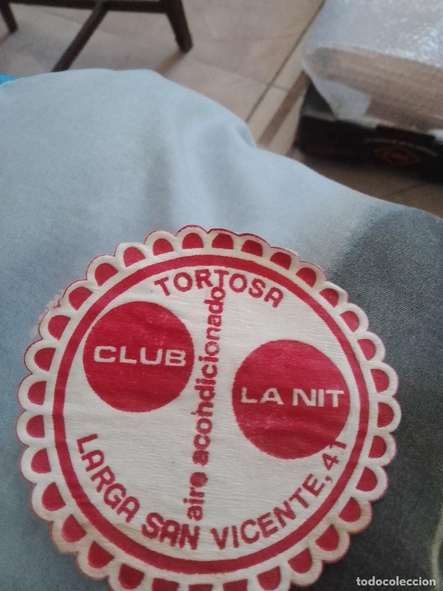 Otros art&iacute;culos de coleccionismo en papel: Posavasos a&ntilde;os 50 60 aproximado club la nit tortosa