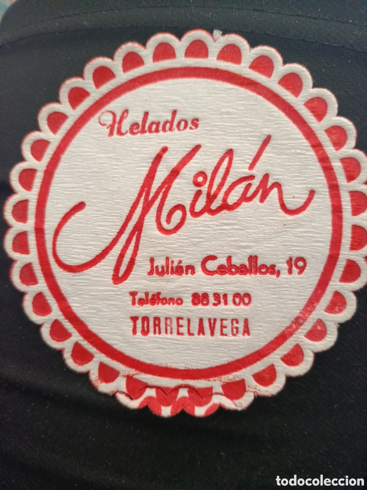 Otros art&iacute;culos de coleccionismo en papel: Helados Mil&aacute;n torrelavieja [ Posa Vasos a&ntilde;os 50-60