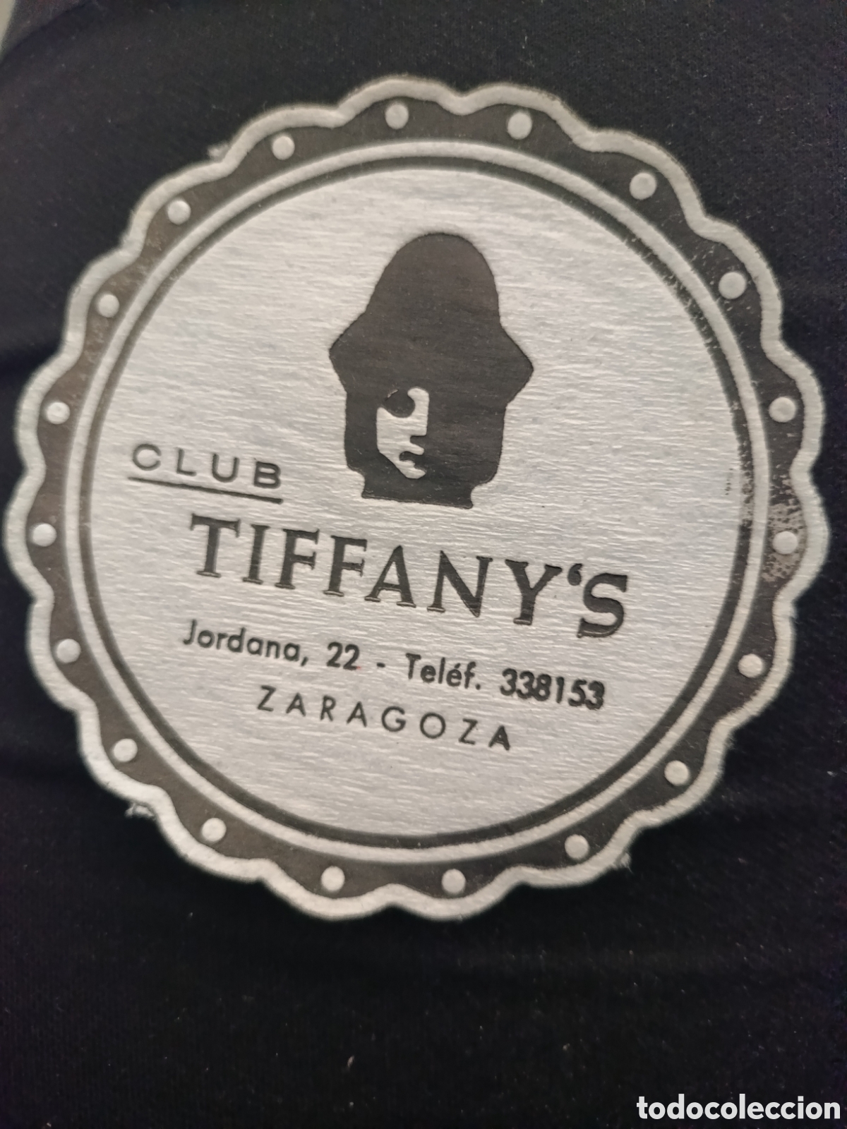 Otros art&iacute;culos de coleccionismo en papel: Club tiffany's Zaragoza [ Posa Vasos a&ntilde;os 50-60 ]