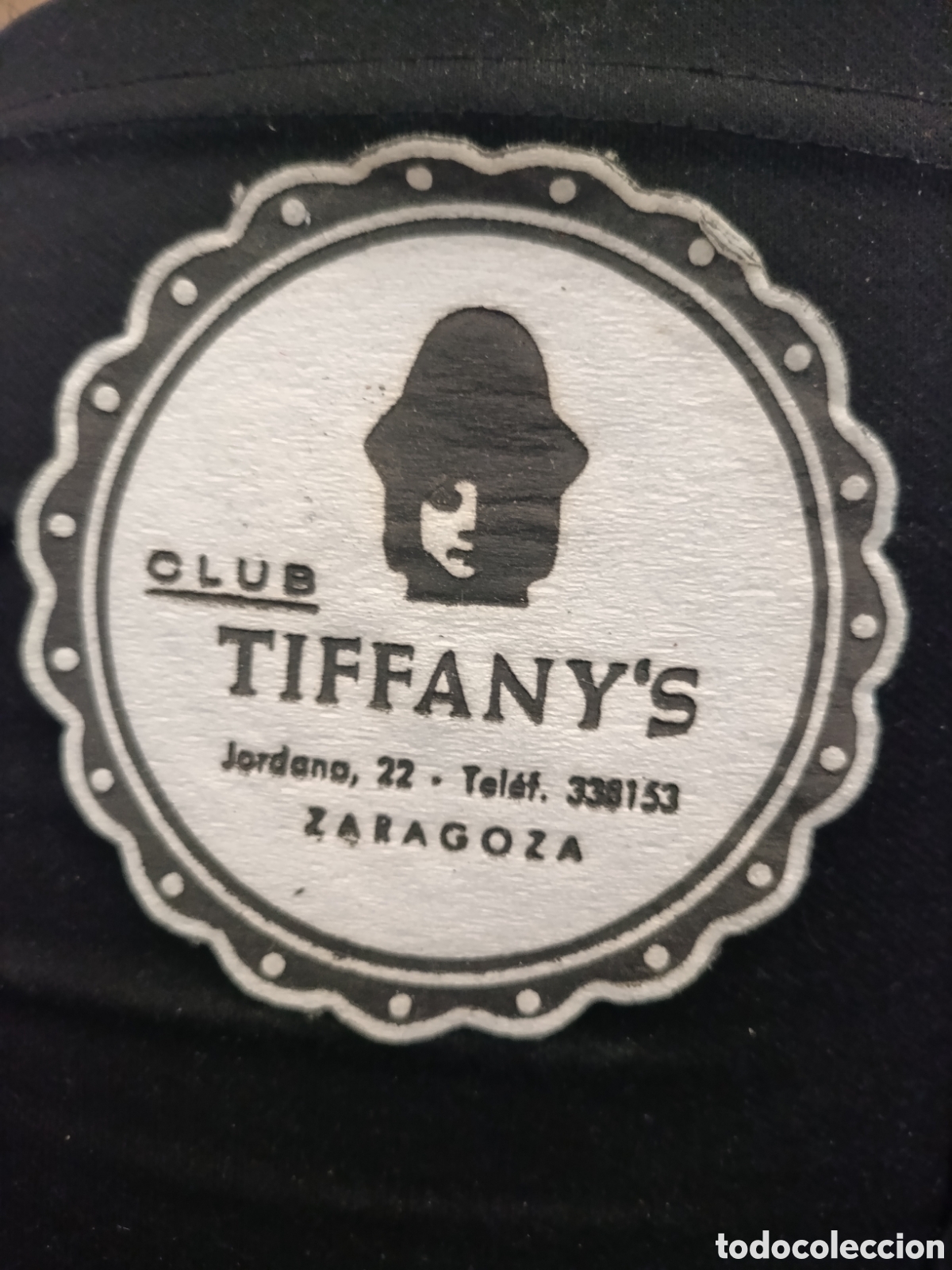 Otros art&iacute;culos de coleccionismo en papel: Club tiffany's Zaragoza [ Posa Vasos a&ntilde;os 50-60 ]