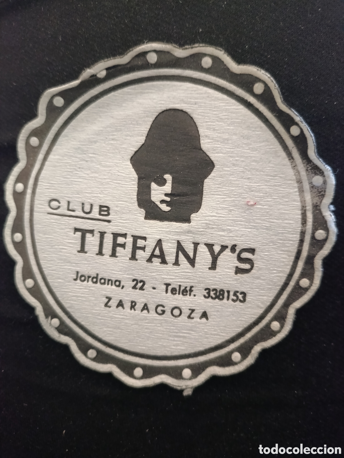Otros art&iacute;culos de coleccionismo en papel: Club tiffany's Zaragoza [ Posa Vasos a&ntilde;os 50-60 ]