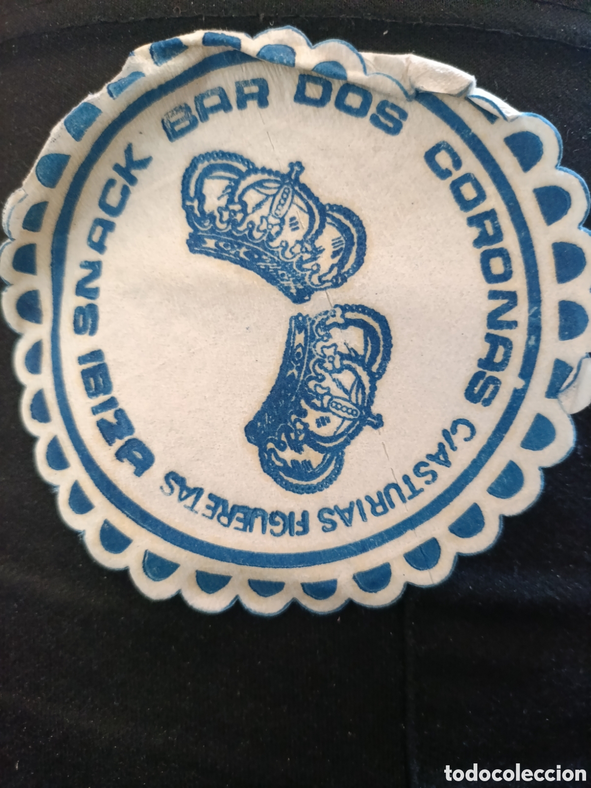 Otros art&iacute;culos de coleccionismo en papel: Bar snack dos coronas y Ibiza Asturias [ Posa Vasos a&ntilde;os 50-60 ]