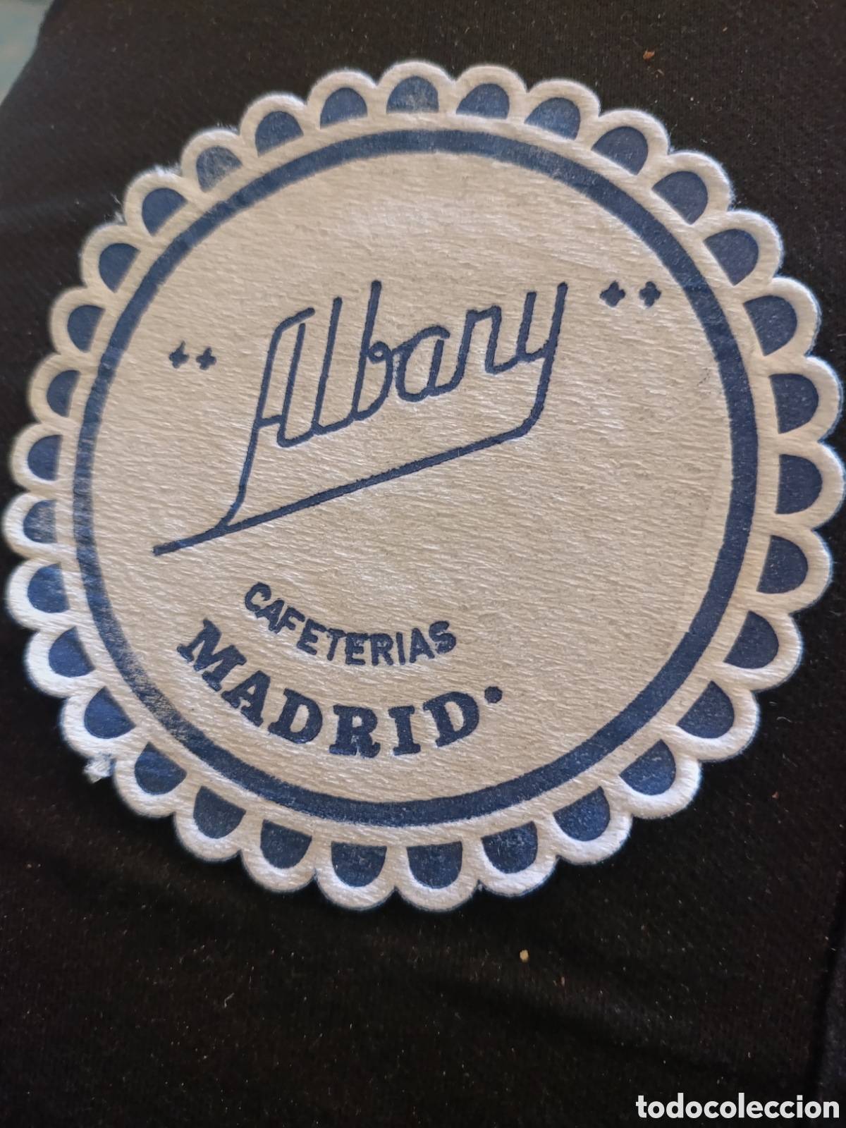 Otros art&iacute;culos de coleccionismo en papel: Albany cafeter&iacute;as Madrid [ Posa Vasos a&ntilde;os 50-60 ]