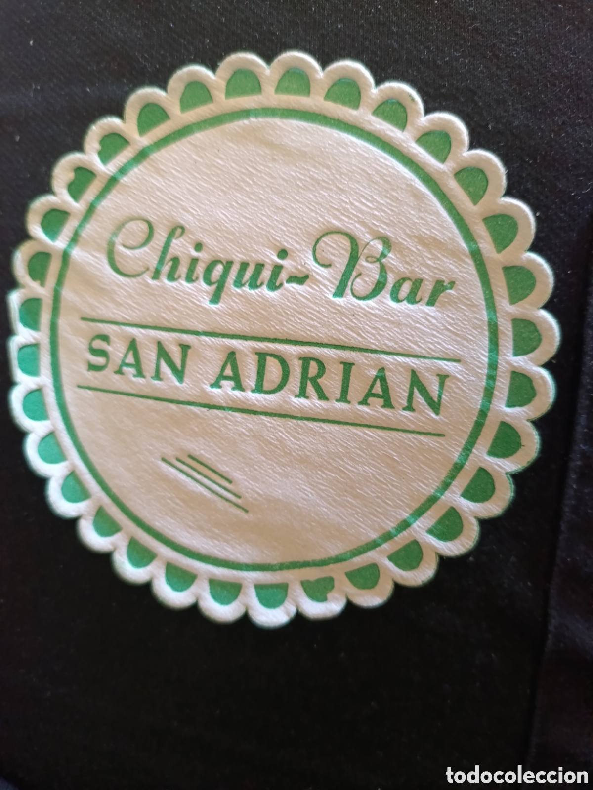 Otros art&iacute;culos de coleccionismo en papel: Chiqui-bar San Adri&aacute;n [ Posa Vasos a&ntilde;os 50-60 ]