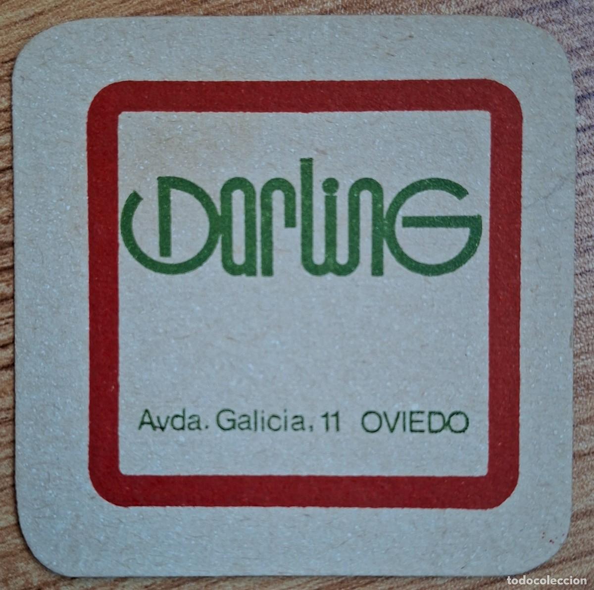 Otros art&iacute;culos de coleccionismo en papel: Posavasos Cafeter&iacute;a Darling - Oviedo (Asturias)