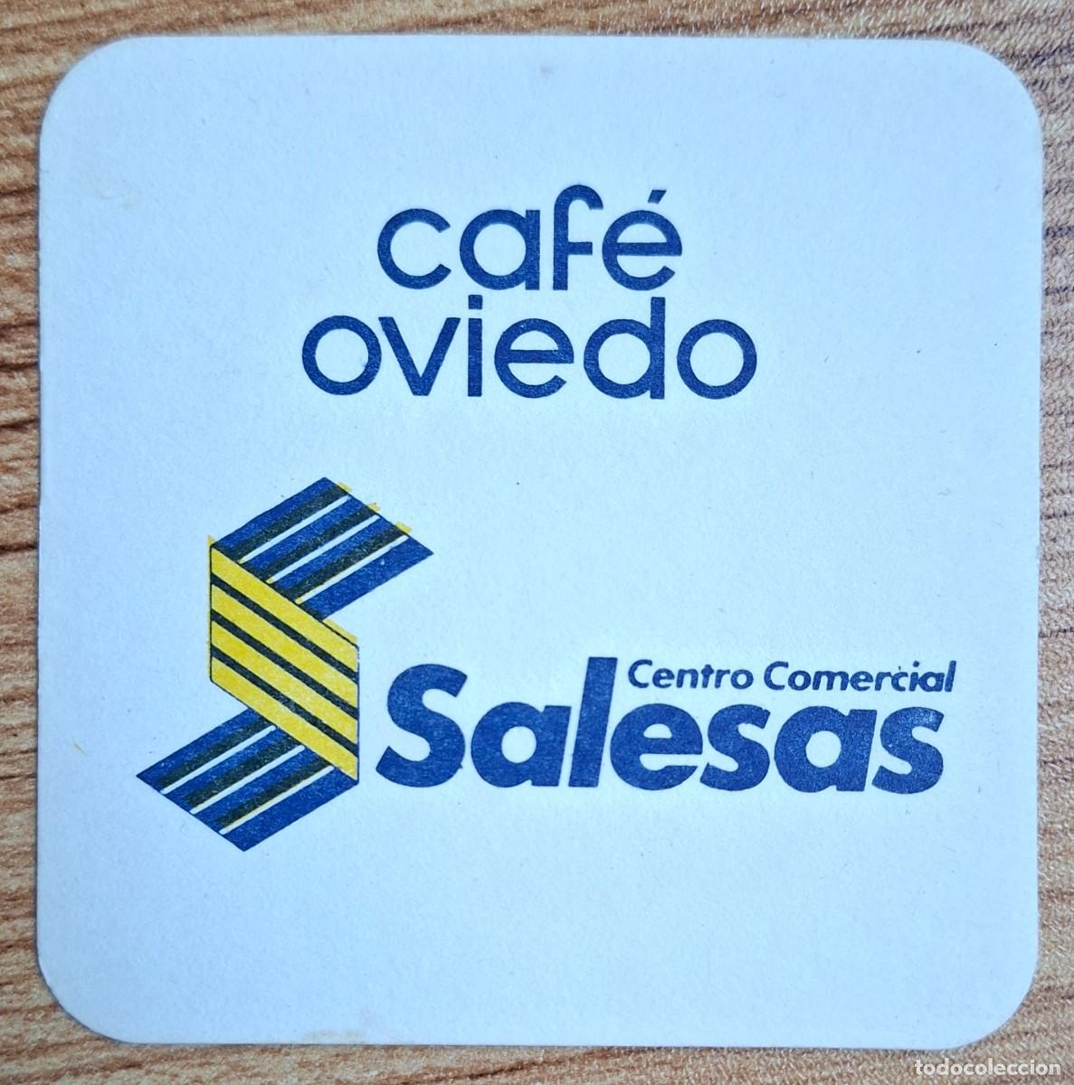Otros art&iacute;culos de coleccionismo en papel: Posavasos Caf&eacute; Oviedo - Centro Comercial Salesas - Oviedo (Asturias)