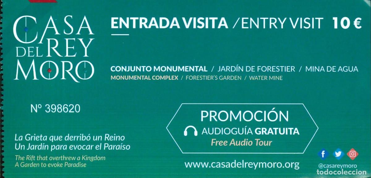 Otros art&iacute;culos de coleccionismo en papel: ENTRADA EVENTO - CASA DEL REY MORO - RONDA (MALAGA) - 27-06-2026