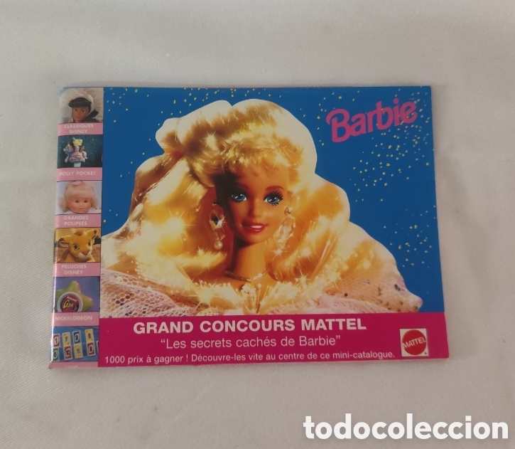 Otros art&iacute;culos de coleccionismo en papel: Cat&aacute;logo promocional de Barbie para el Grand Concours Mattel