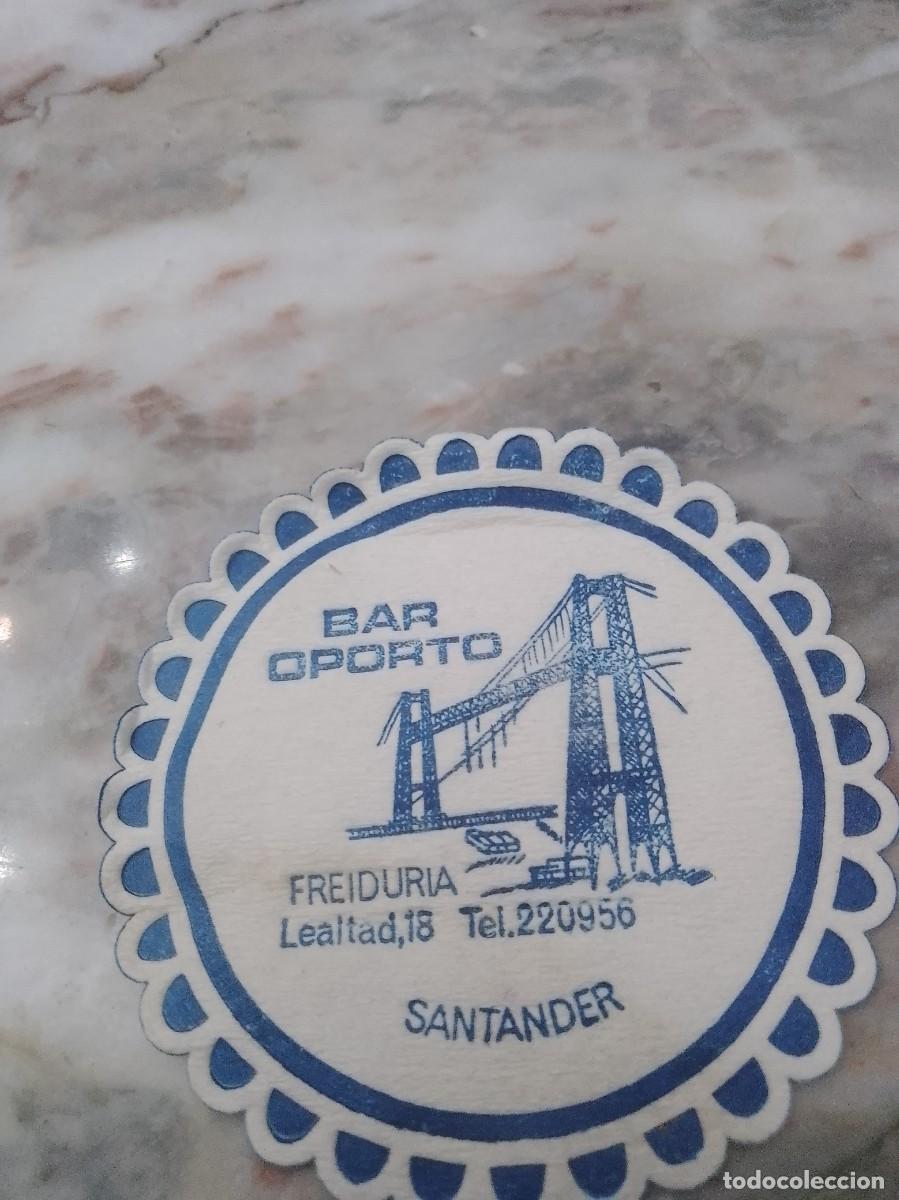Otros art&iacute;culos de coleccionismo en papel: Posavaso a&ntilde;os 50/60 Bar oporto Santander
