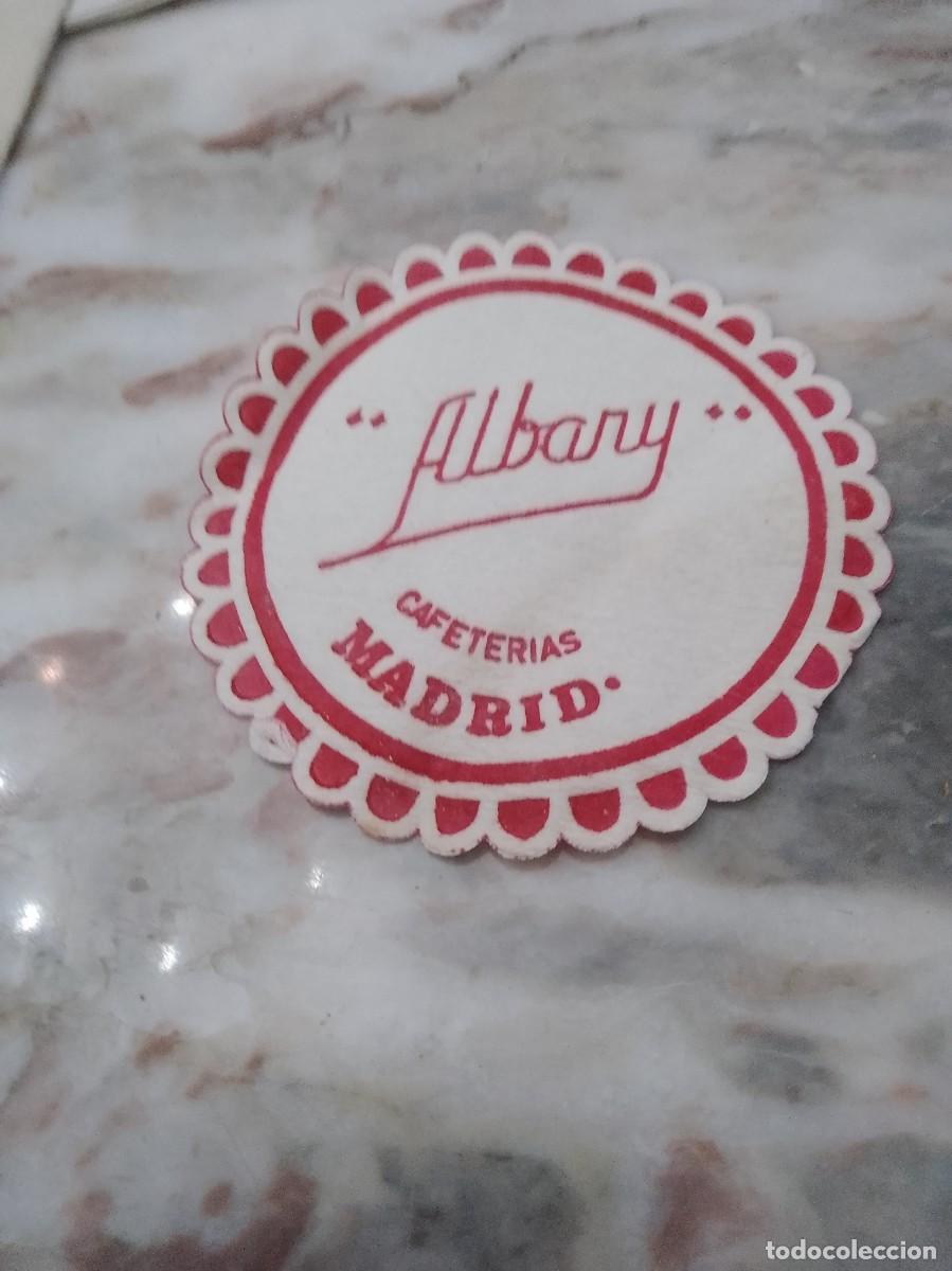 Otros art&iacute;culos de coleccionismo en papel: Posavasos a&ntilde;os 50 60 aproximado albary Madrid