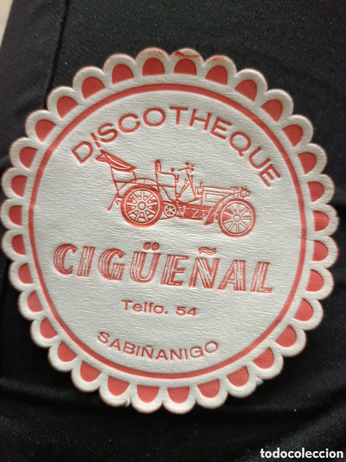 Otros art&iacute;culos de coleccionismo en papel: DISCOTHEQUE CIGUE&Ntilde;AL SABA&Ntilde;ANIGO [ POSA VASOS A&Ntilde;OS 50-60 ]