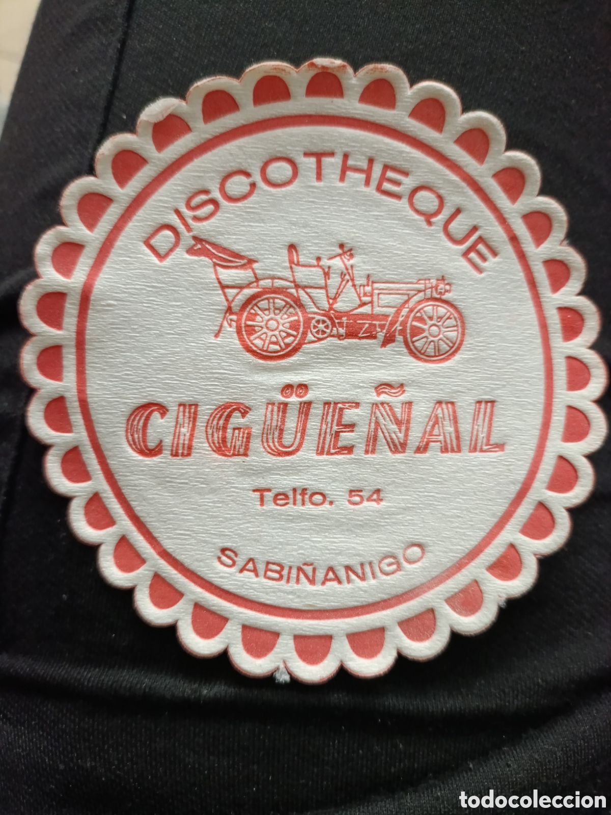 Otros art&iacute;culos de coleccionismo en papel: DISCOTHEQUE CIGUE&Ntilde;AL SABA&Ntilde;ANIGO [ POSA VASOS A&Ntilde;OS 50-60 ]