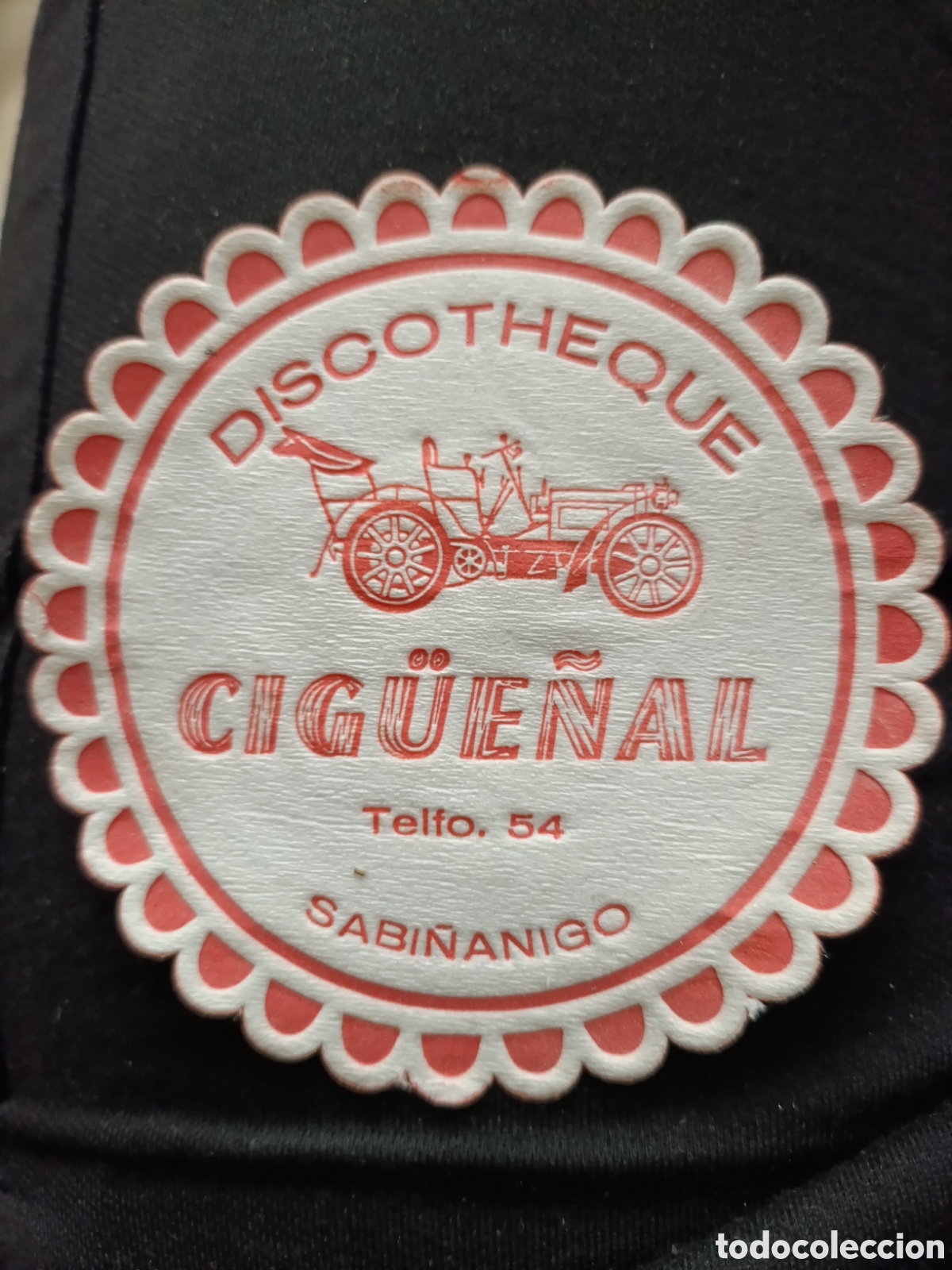 Otros art&iacute;culos de coleccionismo en papel: DISCOTHEQUE CIGUE&Ntilde;AL SABA&Ntilde;ANIGO [ POSA VASOS A&Ntilde;OS 50-60 ]
