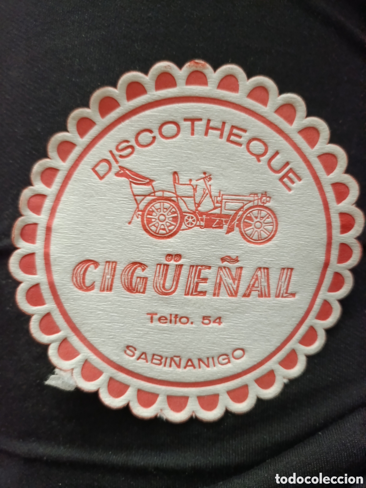 Otros art&iacute;culos de coleccionismo en papel: DISCOTHEQUE CIGUE&Ntilde;AL SABA&Ntilde;ANIGO [ POSA VASOS A&Ntilde;OS 50-60 ]