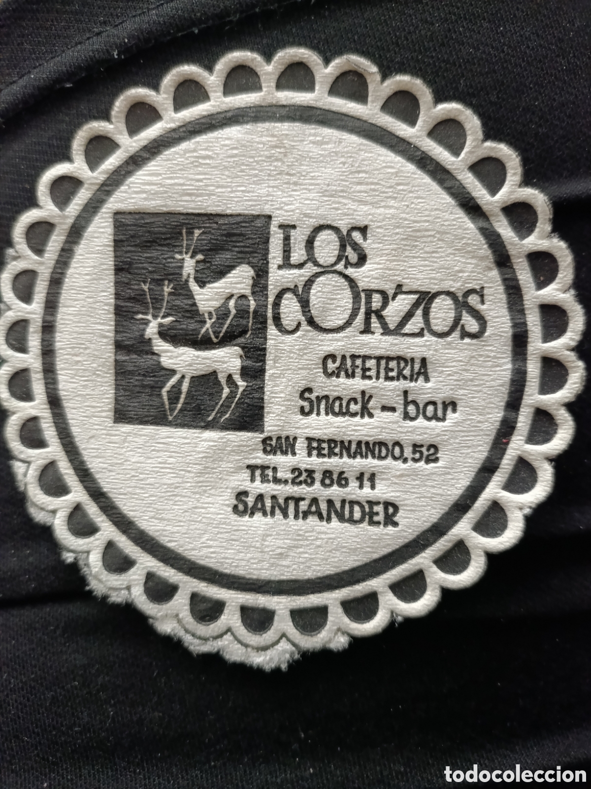 Otros art&iacute;culos de coleccionismo en papel: LOS CORZOS CAFETER&Iacute;A SANTANDER [ POSA VASOS A&Ntilde;OS 50-60 ]