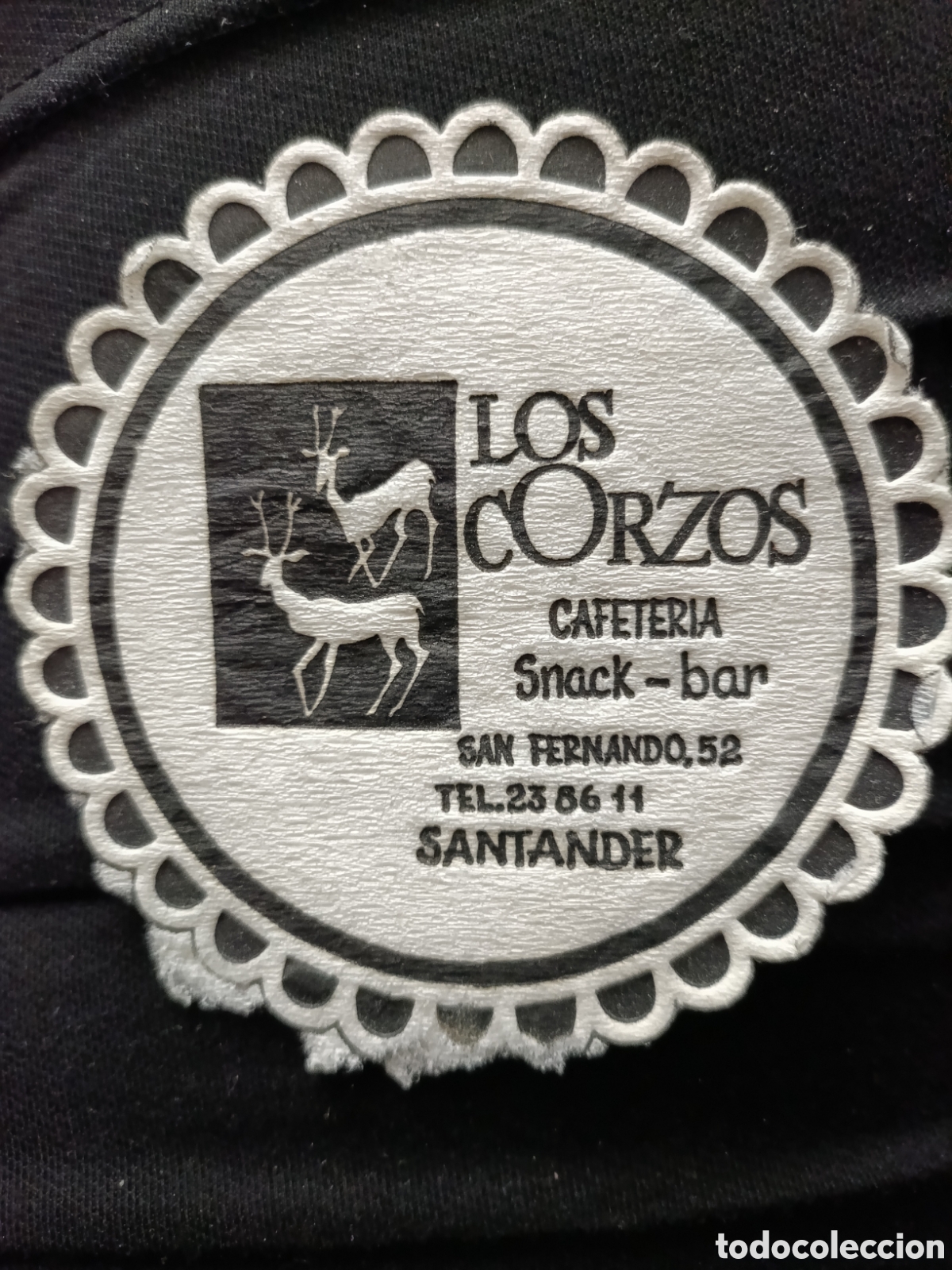 Otros art&iacute;culos de coleccionismo en papel: LOS CORZOS CAFETER&Iacute;A SANTANDER [ POSA VASOS A&Ntilde;OS 50-60 ]