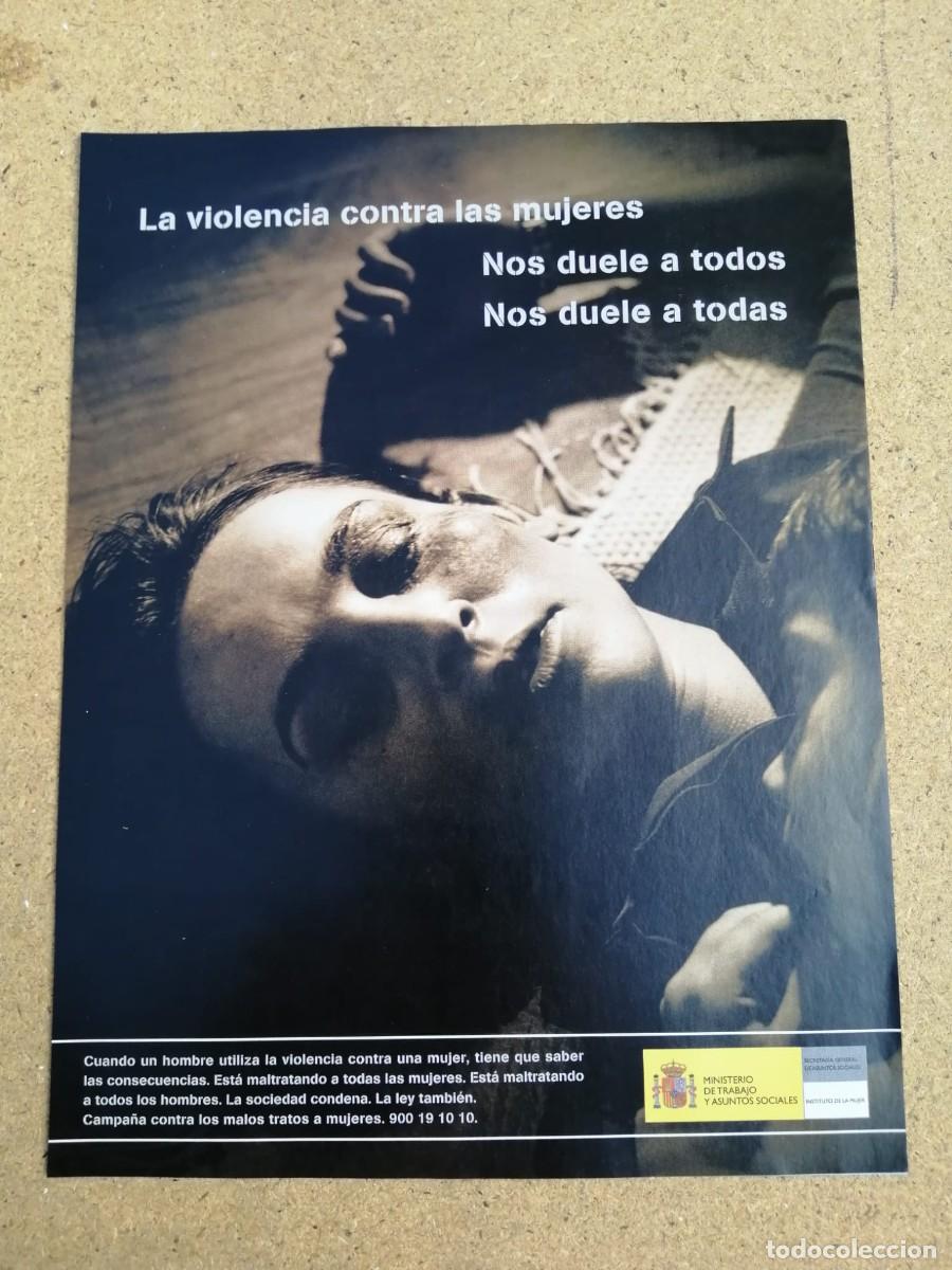 Otros art&iacute;culos de coleccionismo en papel: ANUNCIO. CONTRA LA VIOLENCIA DE GENERO