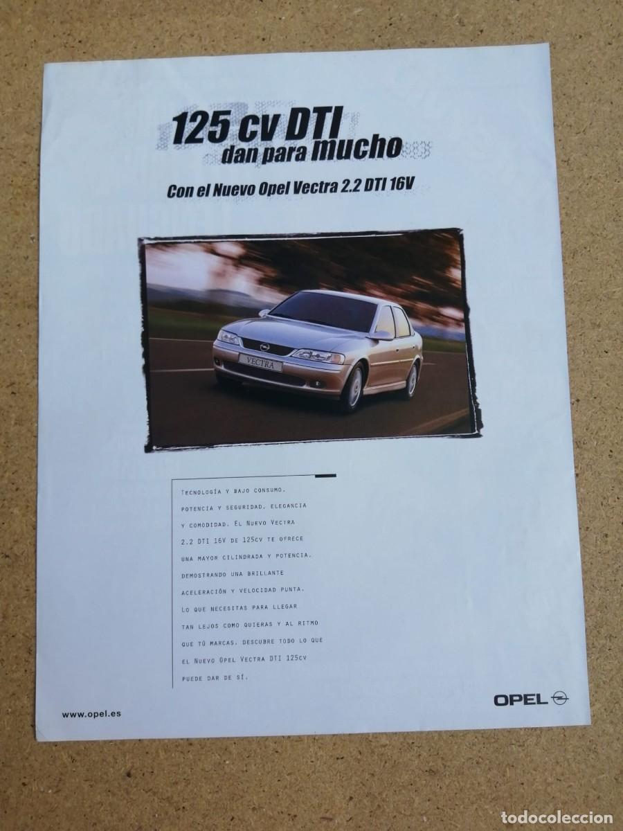 Otros art&iacute;culos de coleccionismo en papel: ANUNCIO. OPEL VECTRA
