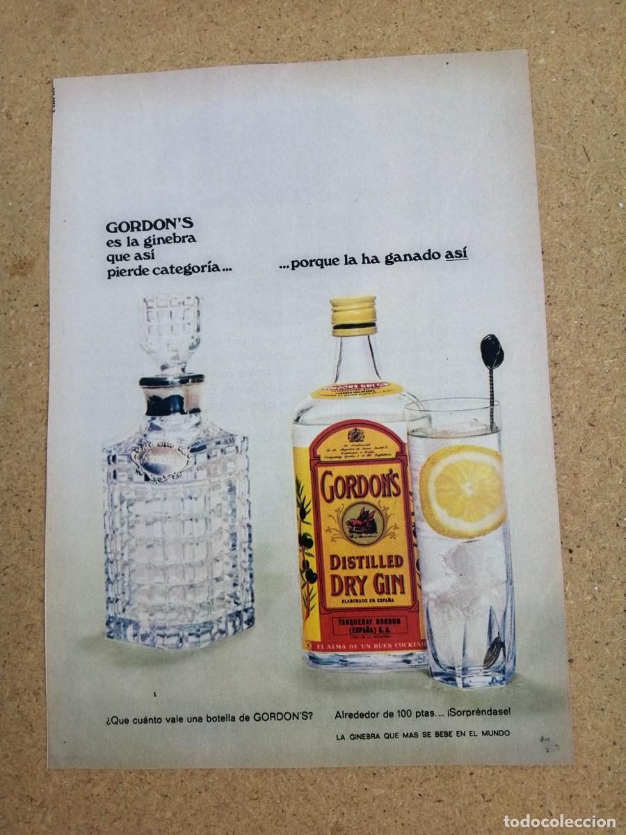 Otros art&iacute;culos de coleccionismo en papel: ANUNCIO. GINEBRA GORDON'S
