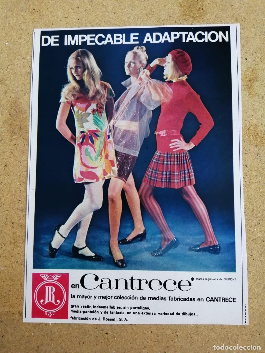 Otros art&iacute;culos de coleccionismo en papel: ANUNCIO. LA MAYOR COLECCION DE MEDIAS CANTRECE