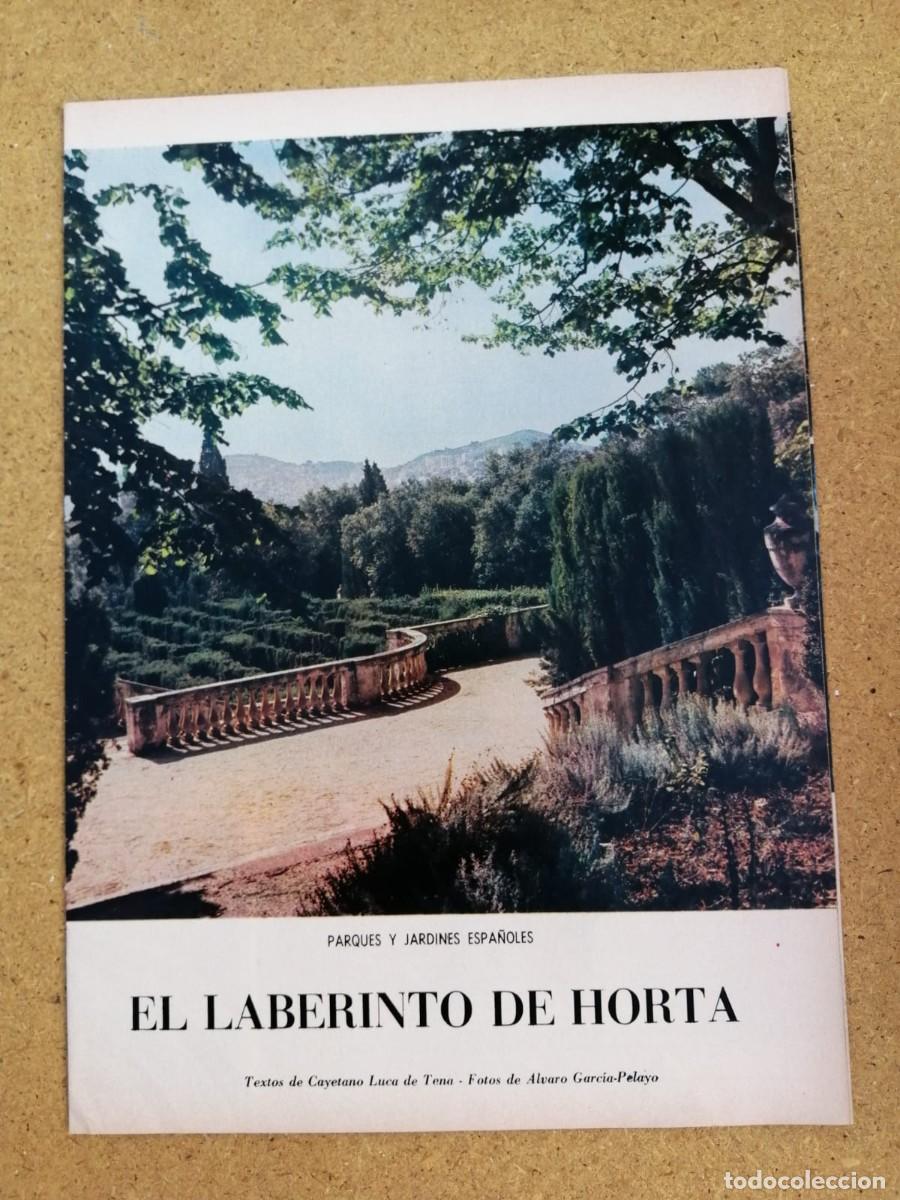 Otros art&iacute;culos de coleccionismo en papel: REVISTILLA BLANCO Y NEGRO. PARQUE DE EL LABERINTO, BARCELONA