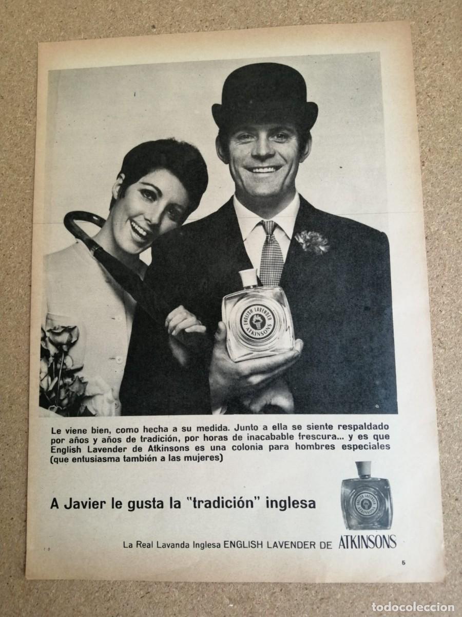 Otros art&iacute;culos de coleccionismo en papel: ANUNCIO. ATKINSONS, LA AUTENTICA FRAGANCIA DE LA LAVANDA INGLESA
