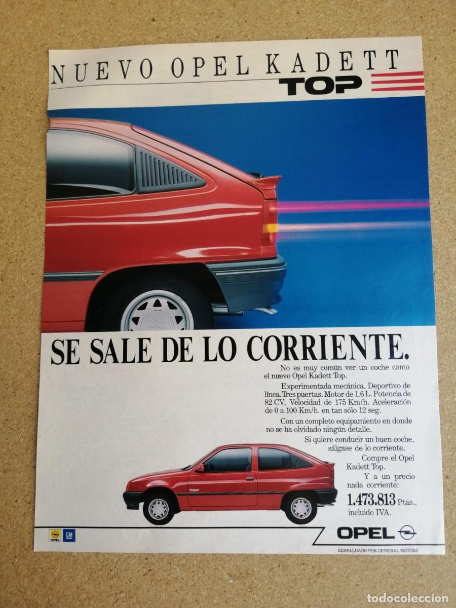 Otros art&iacute;culos de coleccionismo en papel: ANUNCIO. OPEL KADETT
