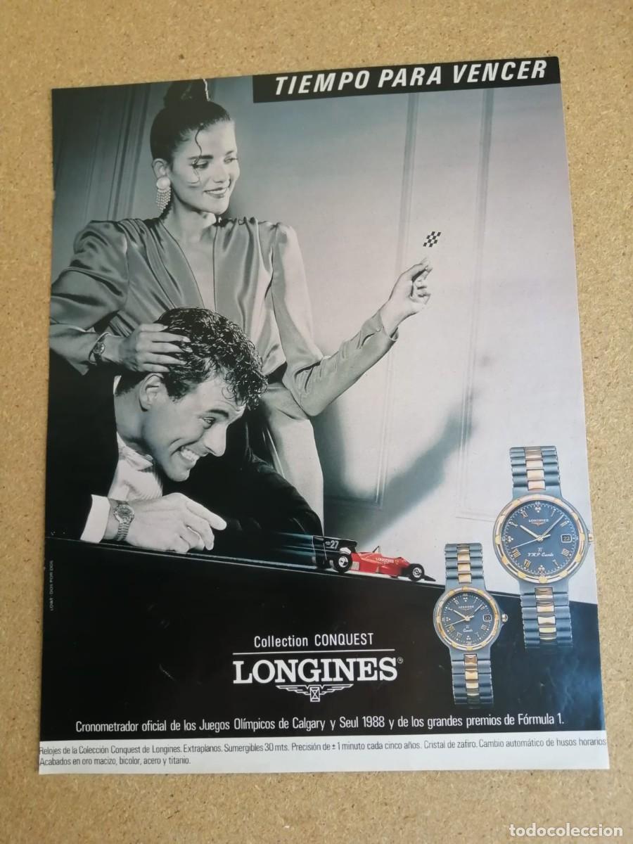 Otros art&iacute;culos de coleccionismo en papel: ANUNCIO. RELOJ LONGINES