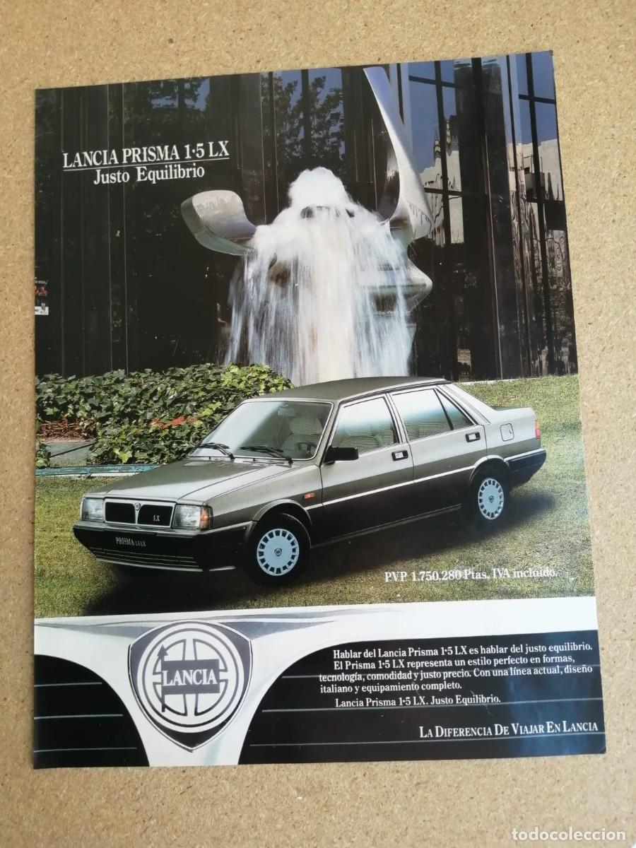 Otros art&iacute;culos de coleccionismo en papel: ANUNCIO. LANCIA PRISMA 1 - 5 LX