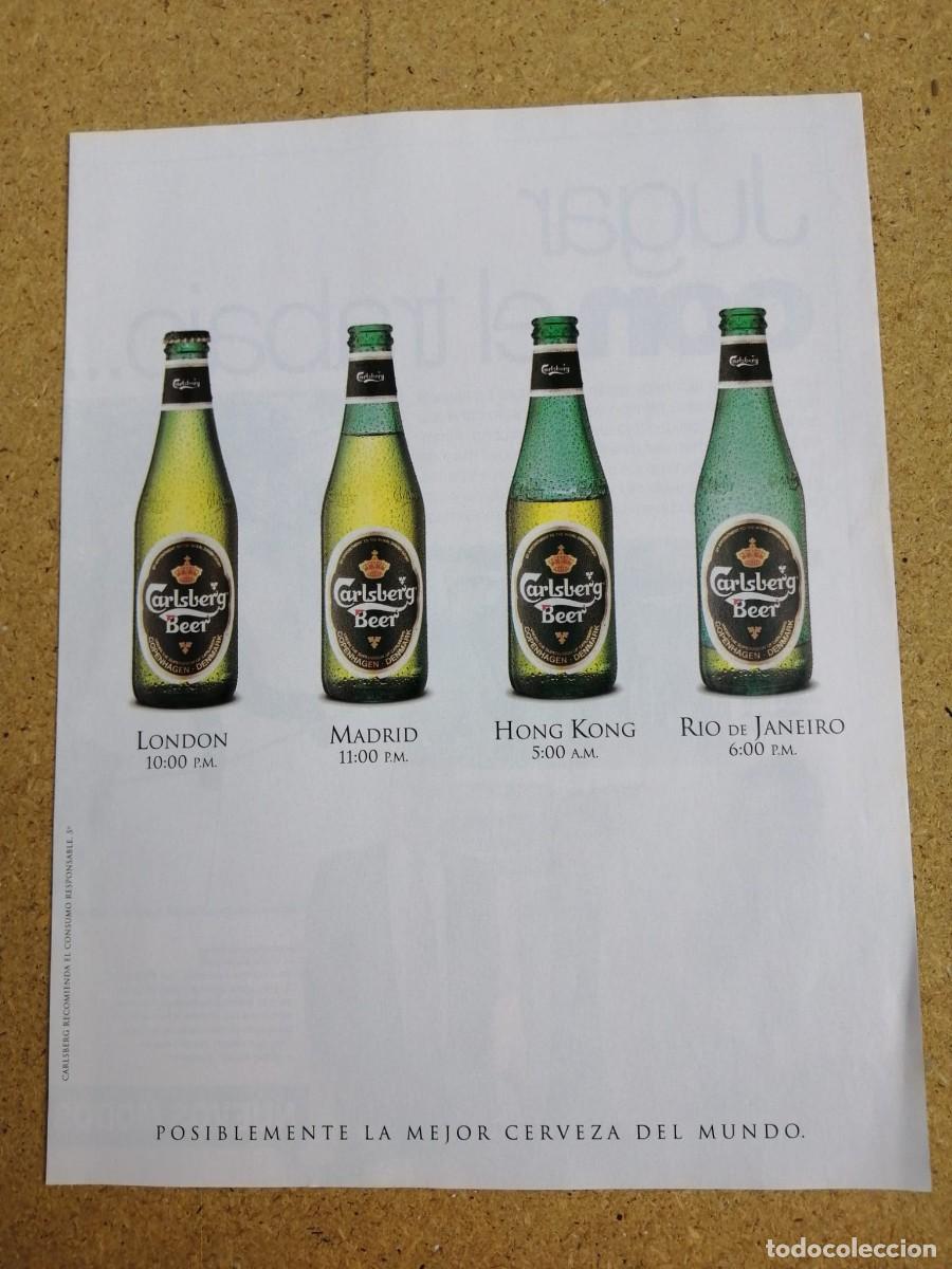 Otros art&iacute;culos de coleccionismo en papel: ANUNCIO. CERVEZAS CARLSBERG