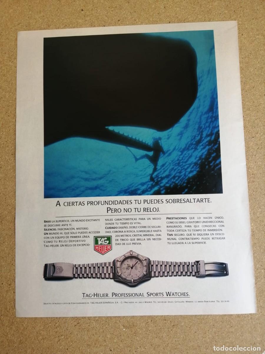 Otros art&iacute;culos de coleccionismo en papel: ANUNCIO. RELOJ TAG HEUER