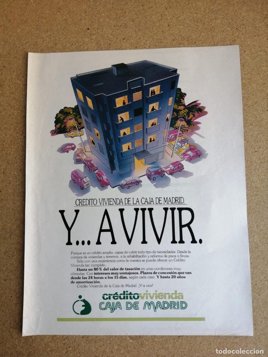 Otros art&iacute;culos de coleccionismo en papel: ANUNCIO. CAJA MADRID