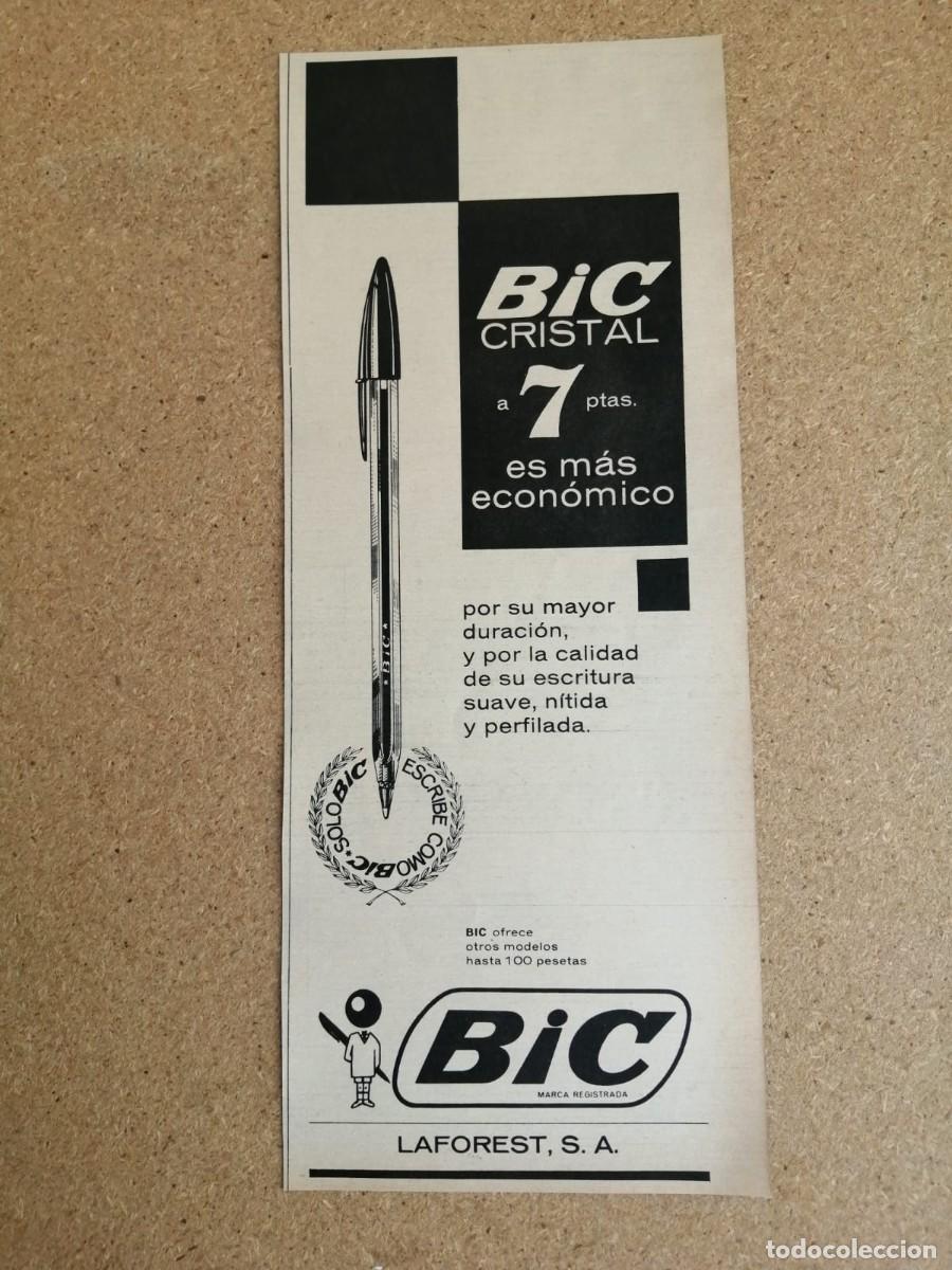 Otros art&iacute;culos de coleccionismo en papel: ANUNCIO. BOLIGRAFO BIC CRISTAL