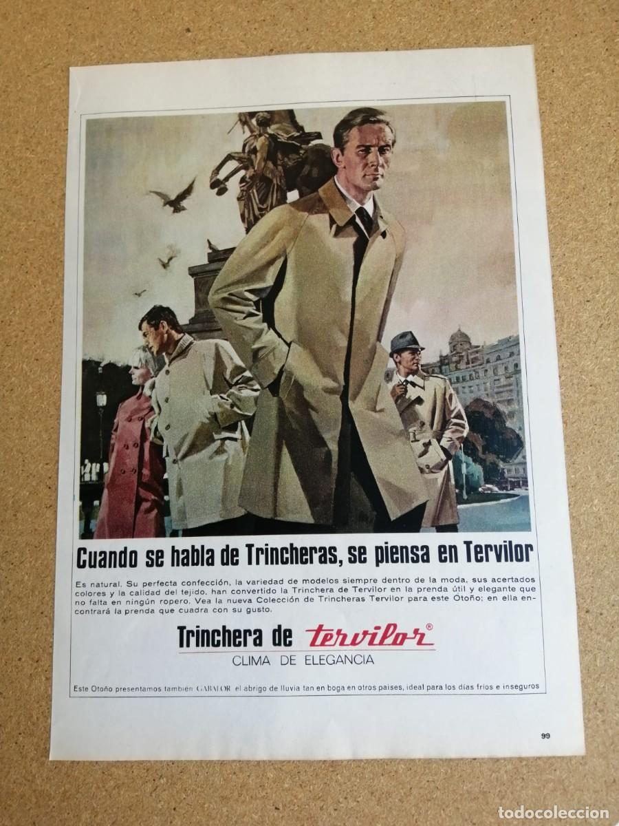 Otros art&iacute;culos de coleccionismo en papel: ANUNCIO. TRINCHERA TERVILOR