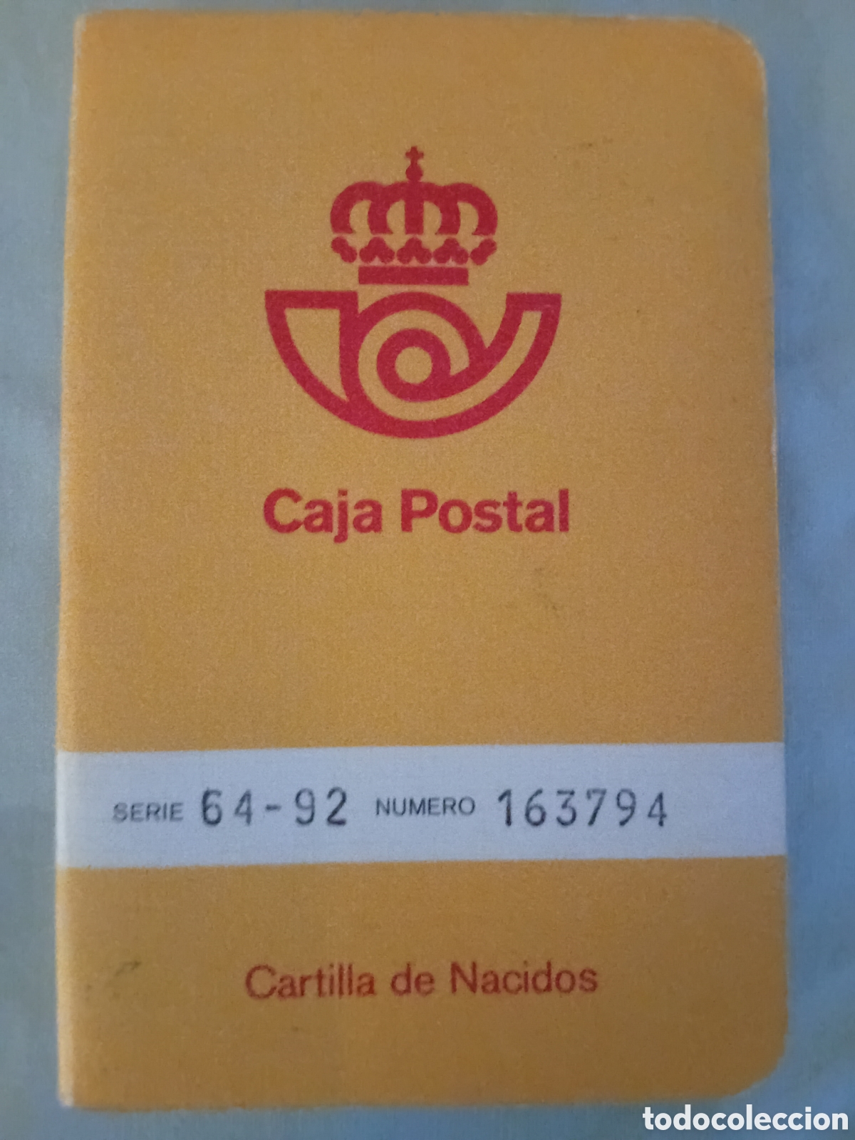 Otros art&iacute;culos de coleccionismo en papel: CARTILLA CAJA POSTAL. CARTILLA DE NACIDOS