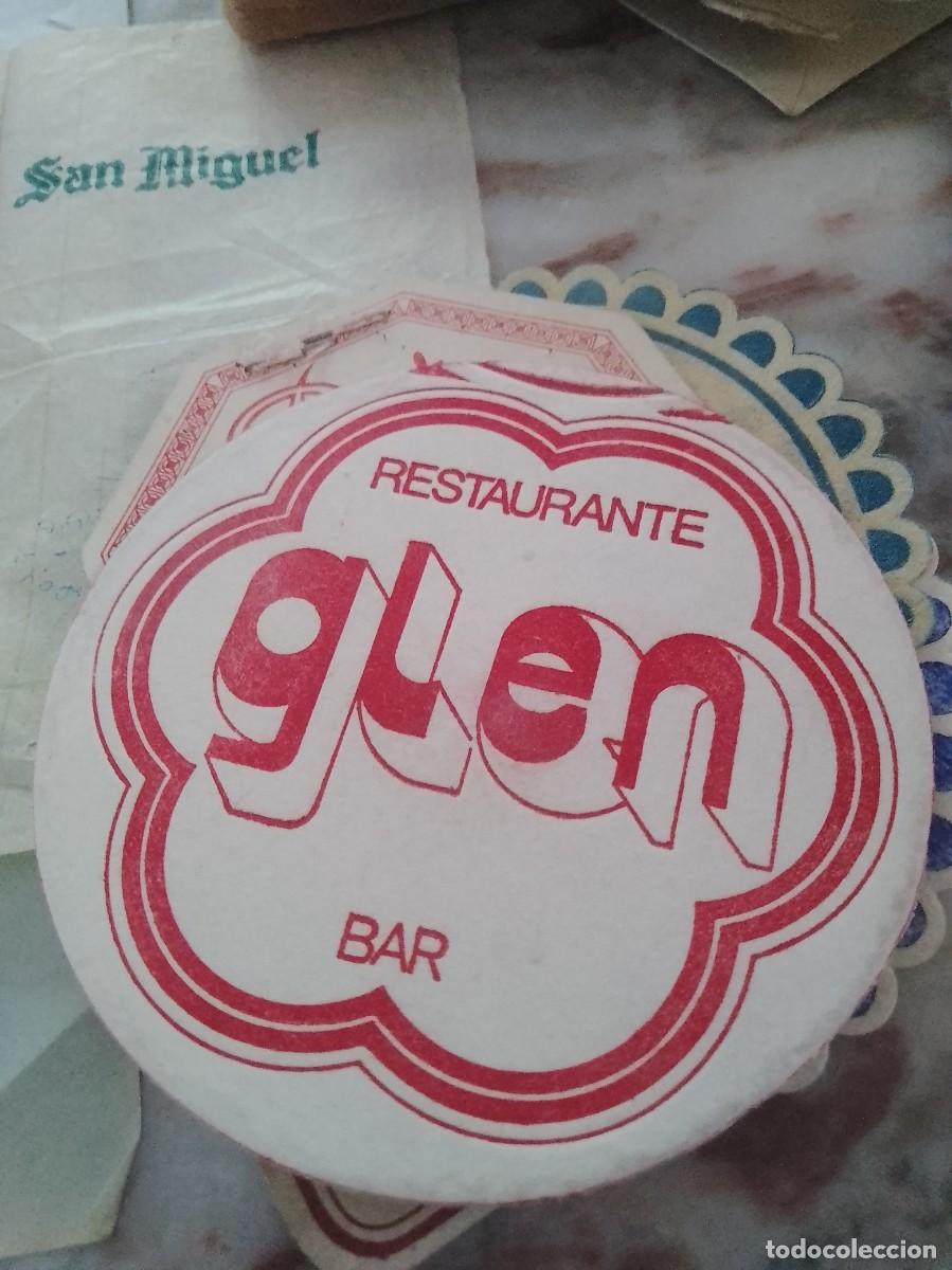 Otros art&iacute;culos de coleccionismo en papel: Posavaso Glen restaurante bar a&ntilde;os 50 60