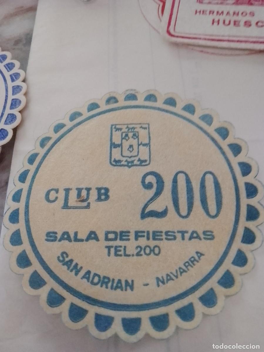 Otros art&iacute;culos de coleccionismo en papel: Posavaso sala de fiestas san Adri&aacute;n navarra